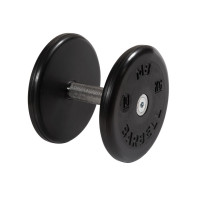 Гантель классик с вращающейся ручкой хром 10 кг MB Barbell MB-FdbEM-B10