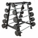 Штанга неразборная обрезиненная 7,5 кг. Прямой гриф VictoryFit VF-DX4075 75_75