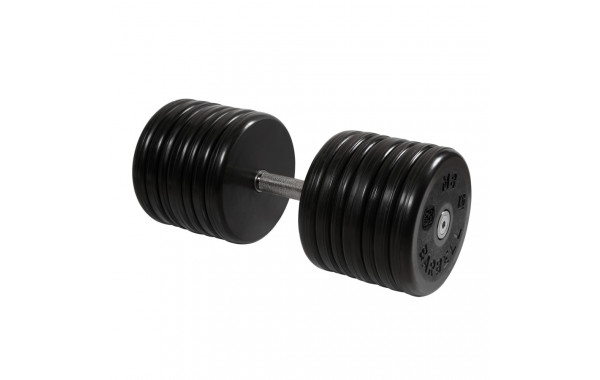 Гантель классик MB Barbell с вращающейся ручкой 58 кг MB-FdbEM-B58 600_380