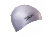 Шапочка для плавания Speedo Plain Molded Silicone Cap, 8-709849086, серебристый