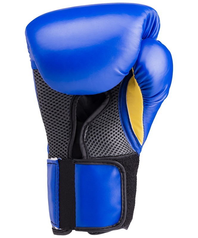 Перчатки боксерские Everlast Elite ProStyle P00001206, 16oz, к/з, синий 665_800