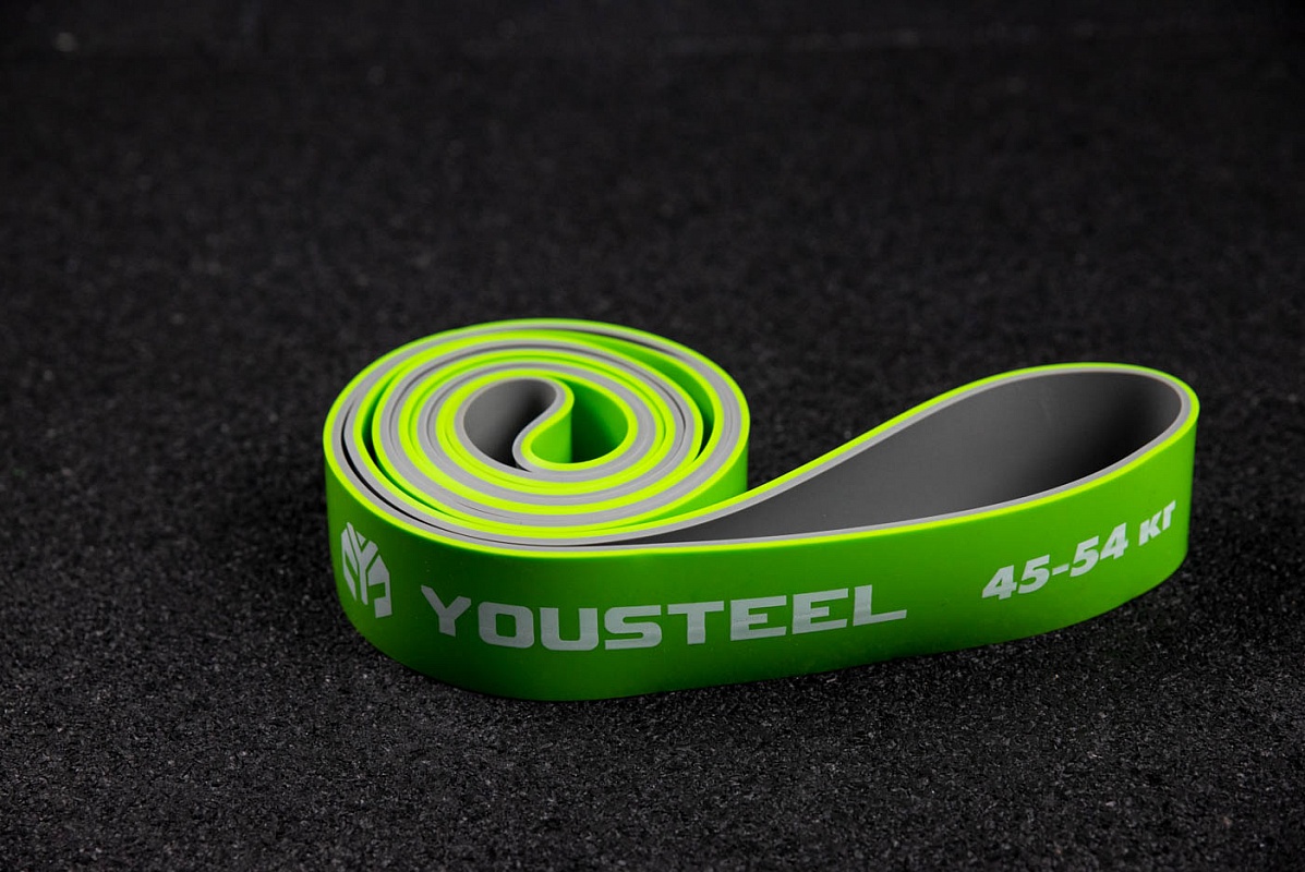 Петля двухцветная YouSteel 44мм, серый+зеленый 1197_800