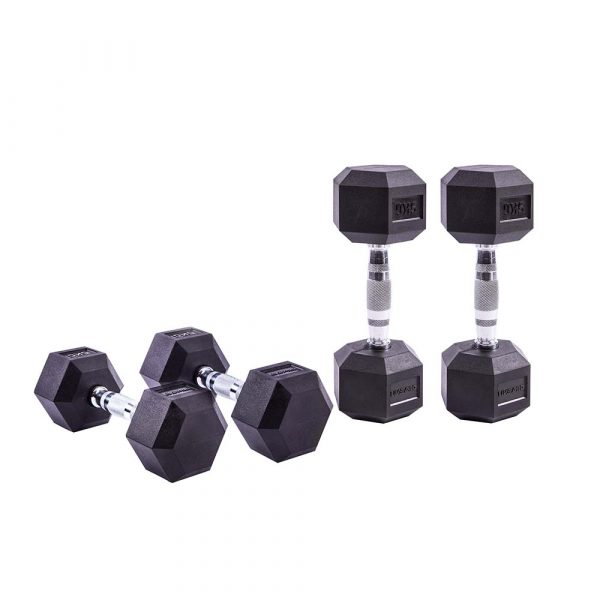 Гексагональны гантели 2,5кг Live Pro Hex Dumbbell LP8005-2.5, пара 600_600