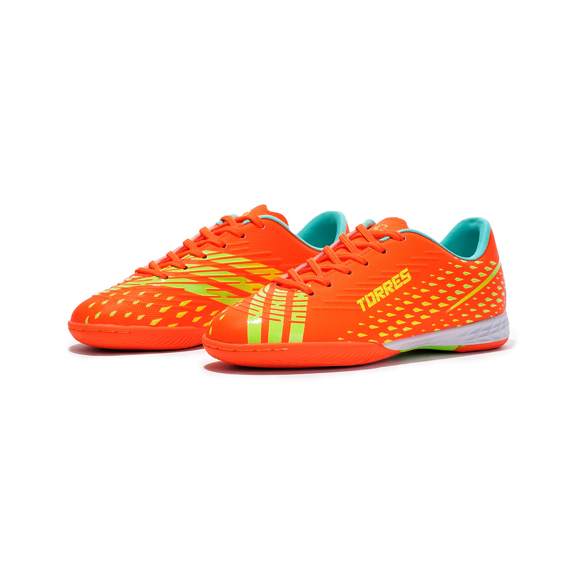 Бутсы зальные детские Torres RAYO KID TS134235-856 оранжево-жёлтый 2000_2000