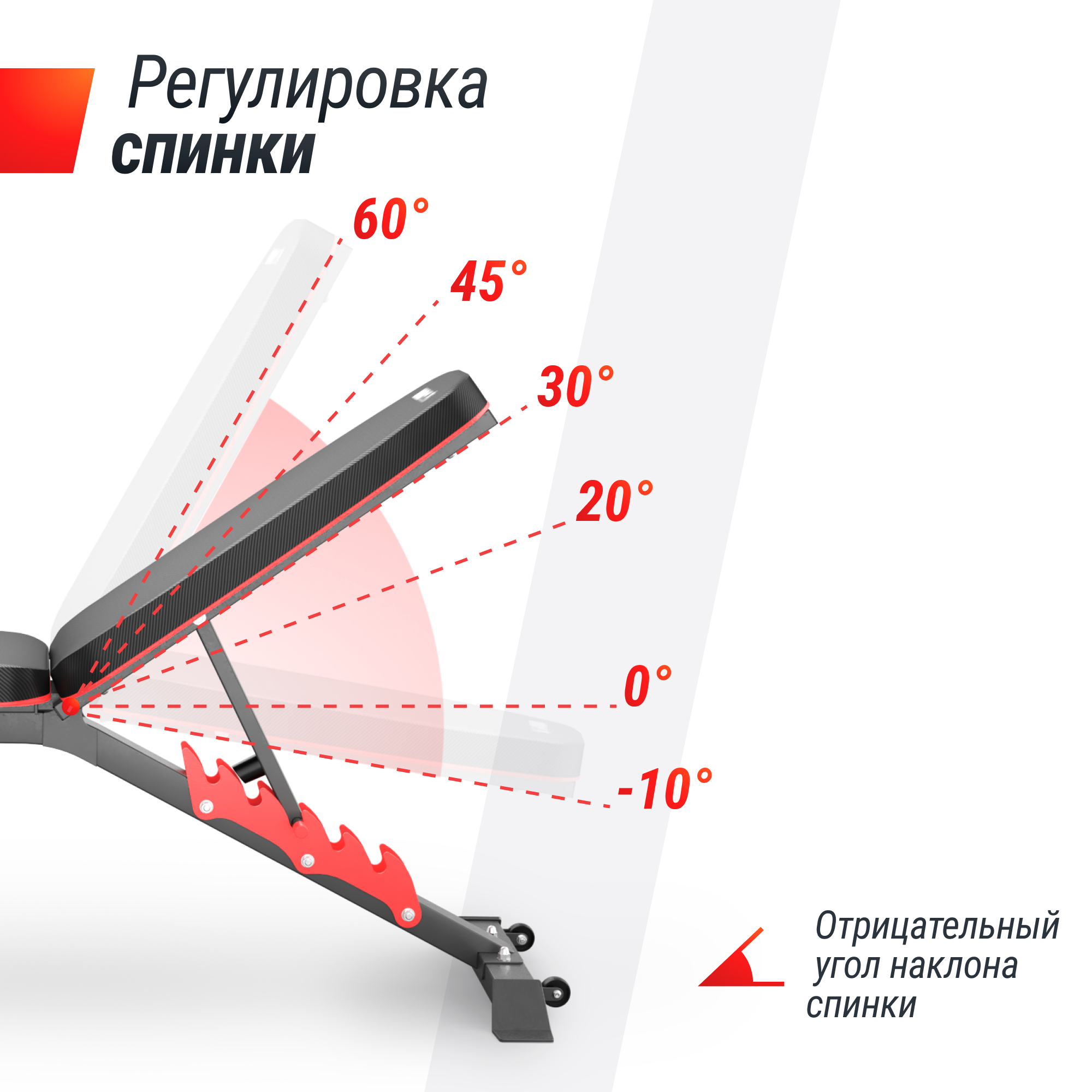 Скамья силовая универсальная UnixFit BENCH 160 BSBN160 2000_2000