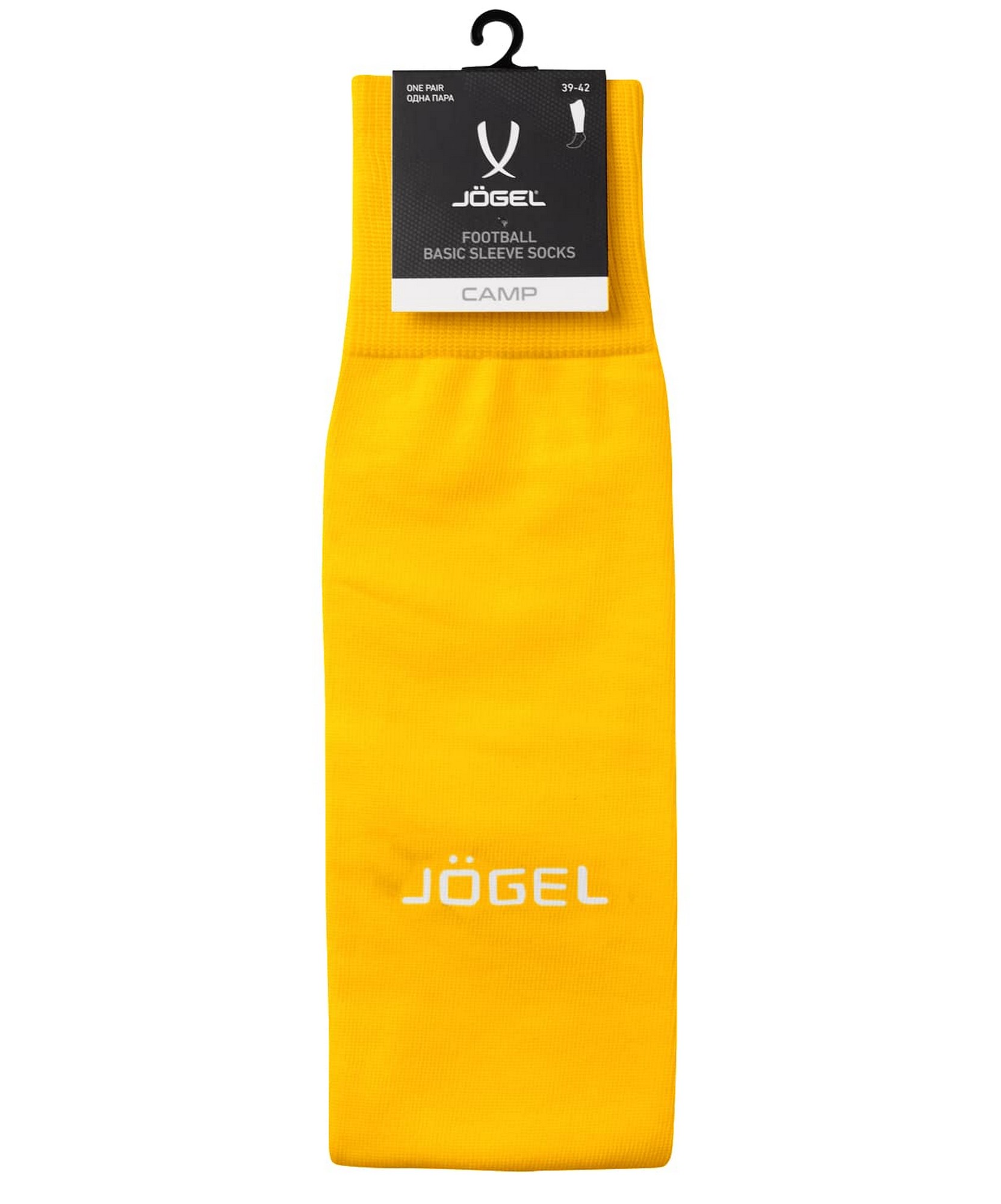 Гольфы футбольные Jogel Camp Basic Sleeve Socks желтый\белый 1663_2000