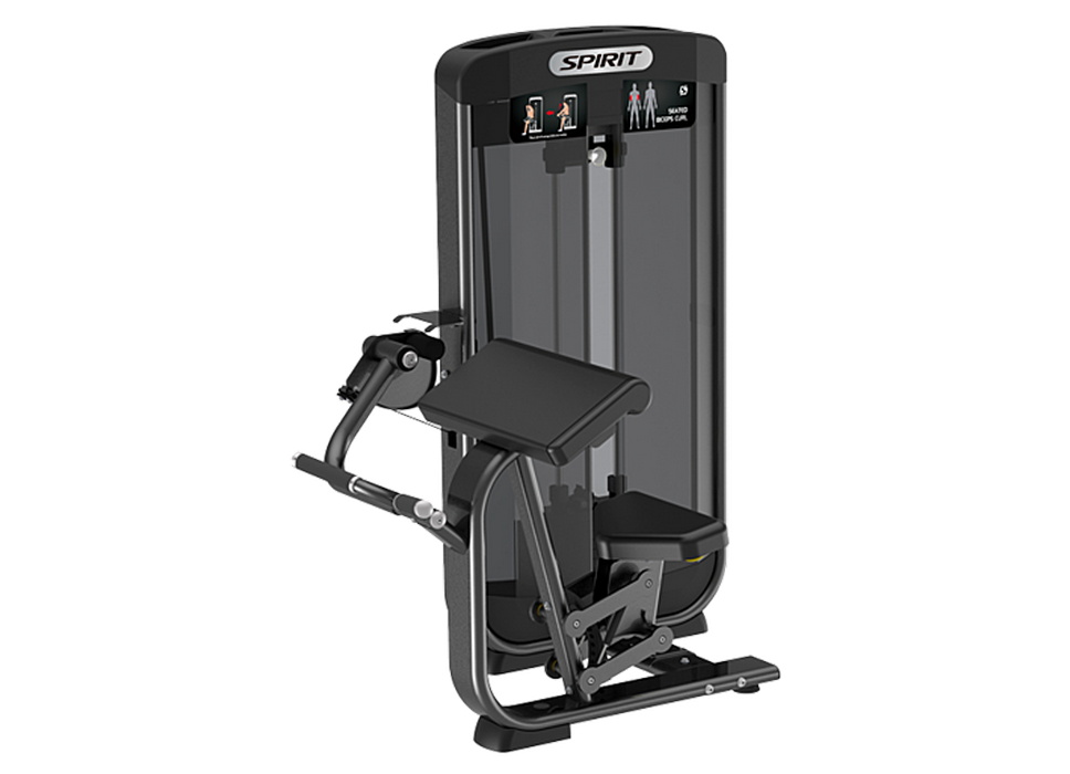 Бицепс машина в положении сидя Spirit Fitness SP-3506 968_700