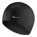 Шапочка для плавания детская Nike Solid Silicone Youth, TESS0106001, Черный, силикон 120_120